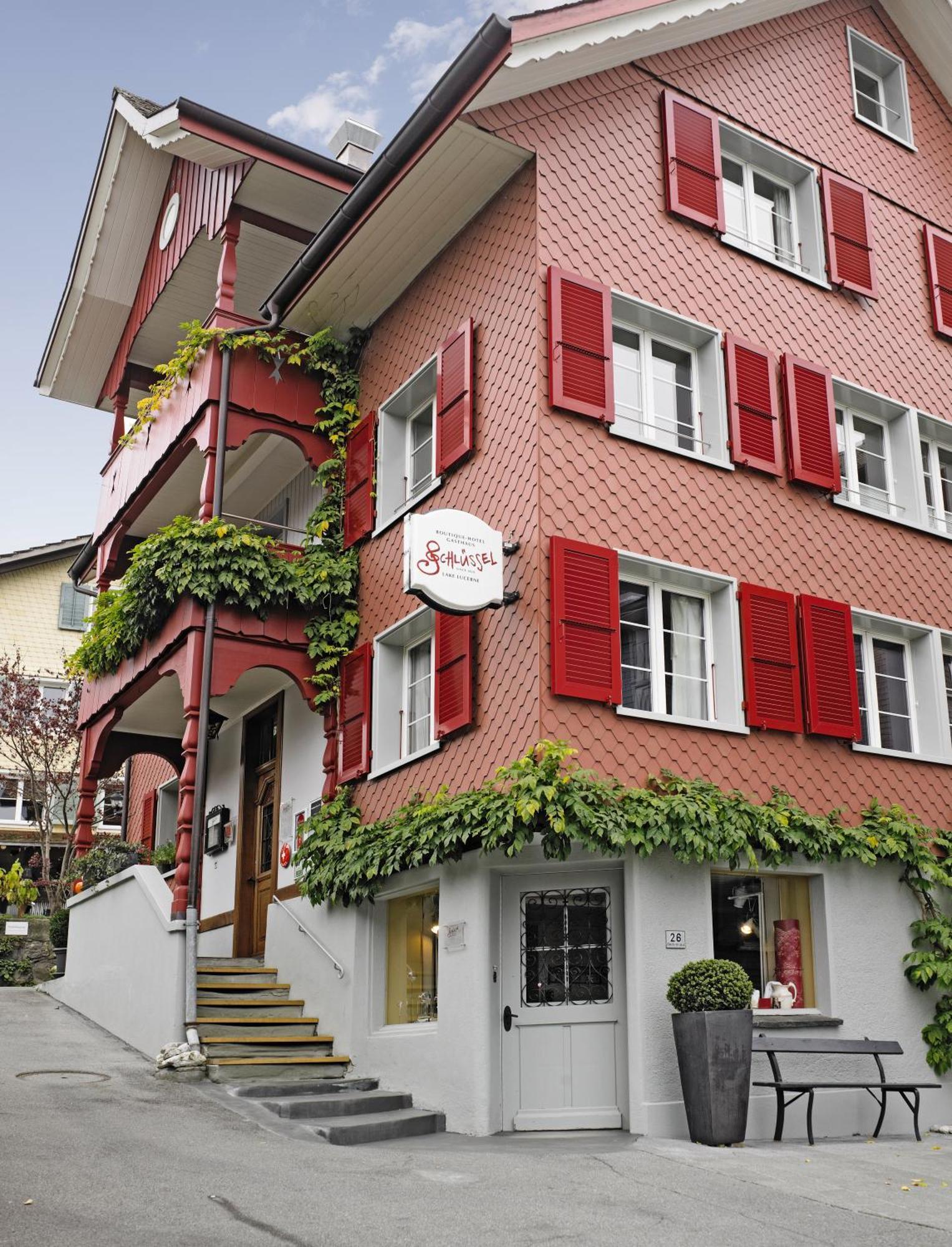 Boutique-Hotel Schluessel Beckenried Exterior photo