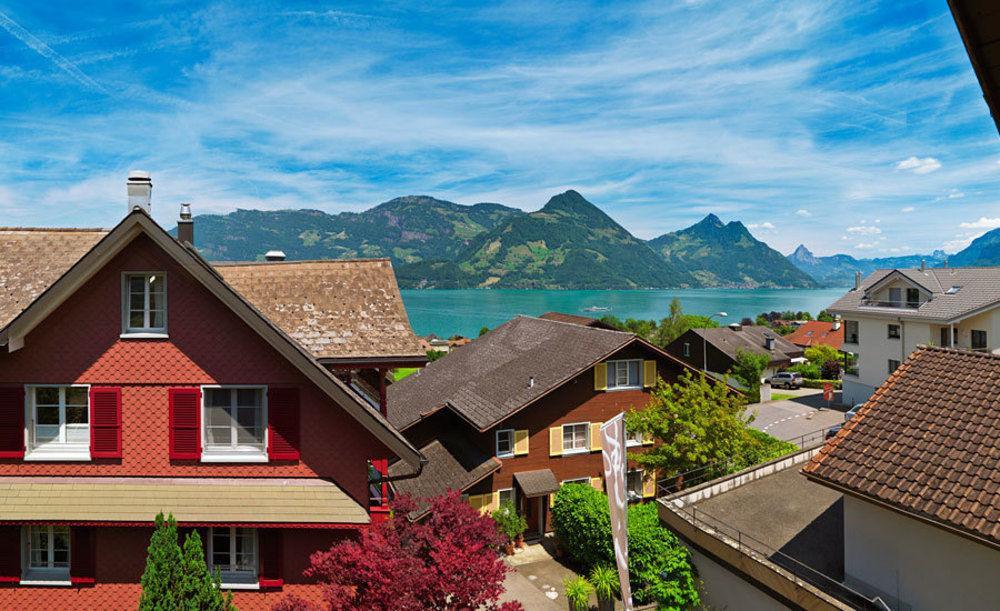 Boutique-Hotel Schluessel Beckenried Exterior photo